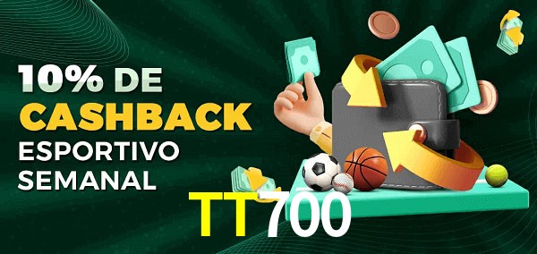 10% de bônus de cashback na TT700